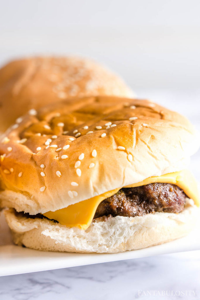 Air fryer burgers