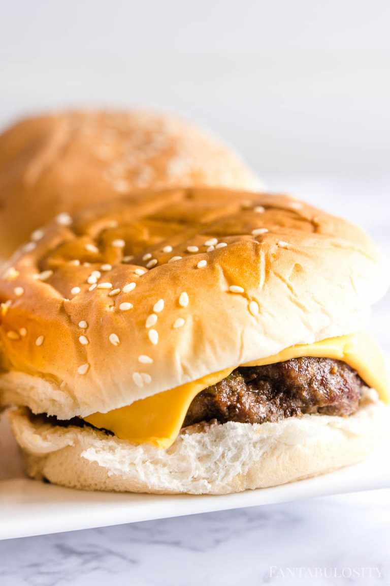 Air Fryer Burgers - Only 10 Minutes & SO Juicy! - Fantabulosity