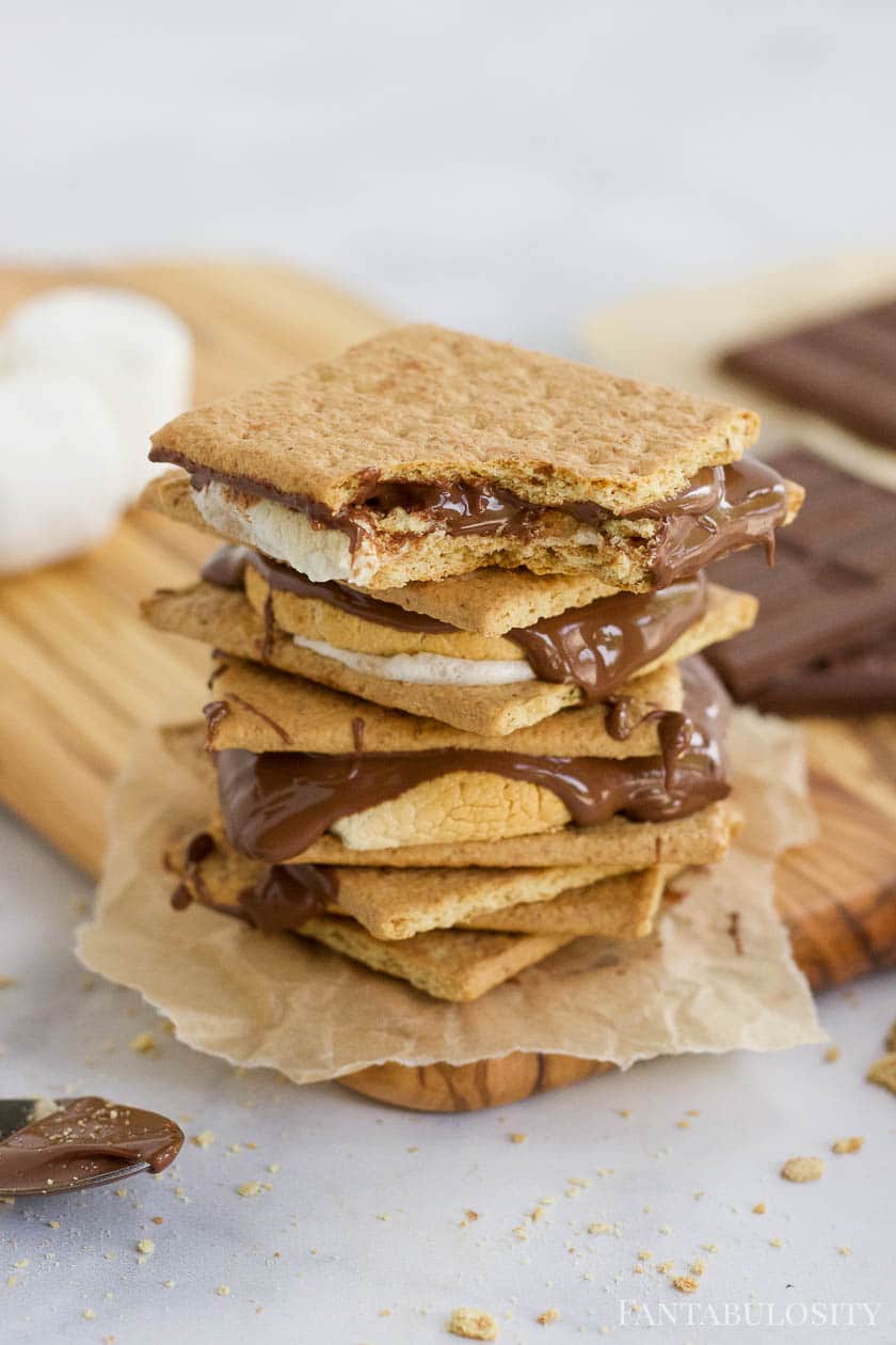 Air Fryer S'mores The TRICK to Keep them from Blowing Around!