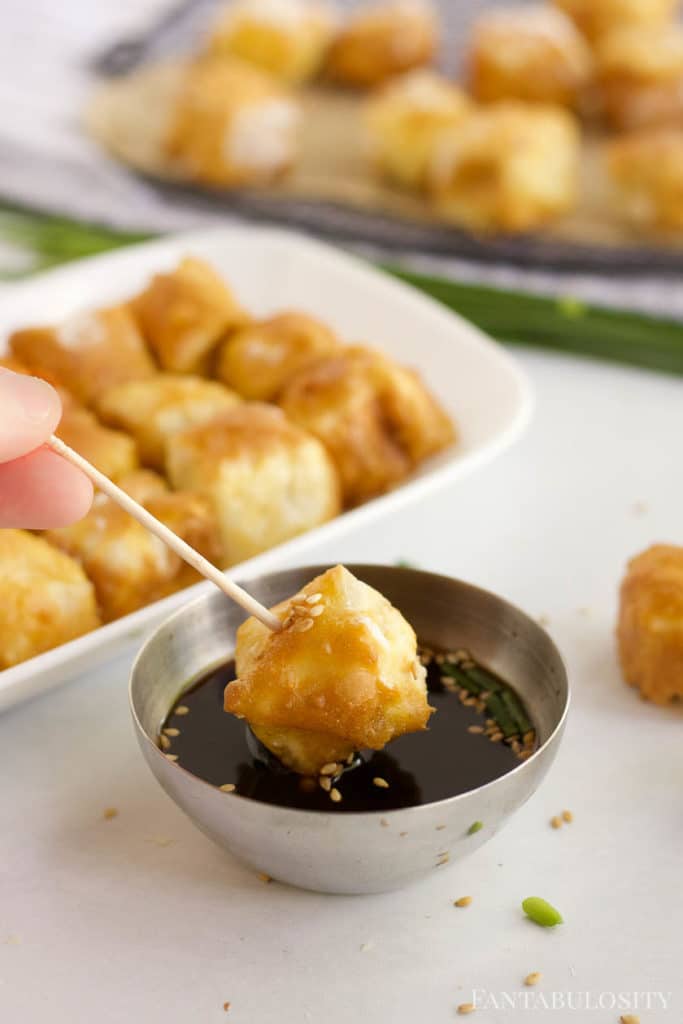Crispy Air Fryer Tofu Recipe - Fantabulosity