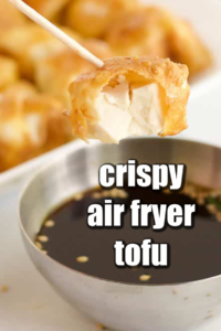 easy crispy air fryer tofu recipe