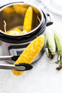 Corn on the cob - cook in Instant Pot for 2 minutes