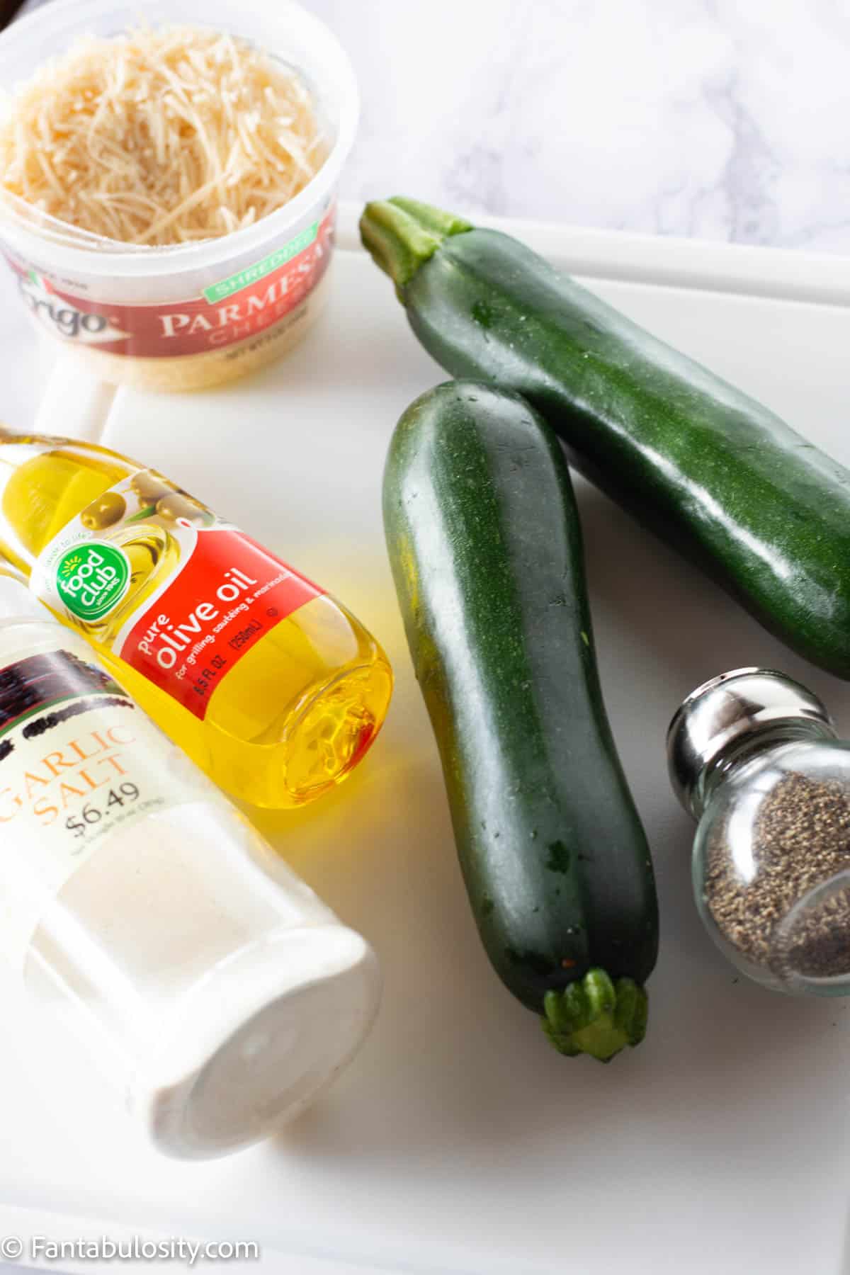 ingredients for air fryer zucchini 