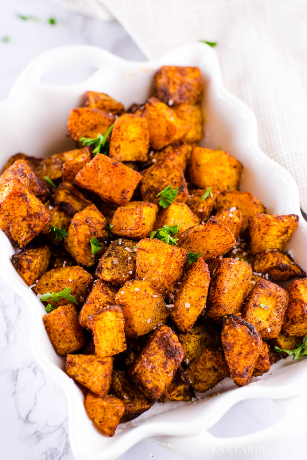 Air Fryer Butternut Squash Cubes