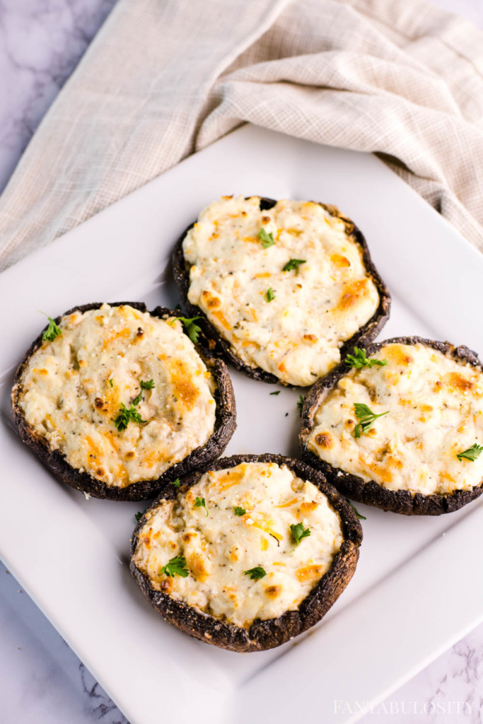 The BEST Baked Portobello Mushrooms - So Easy! - Fantabulosity