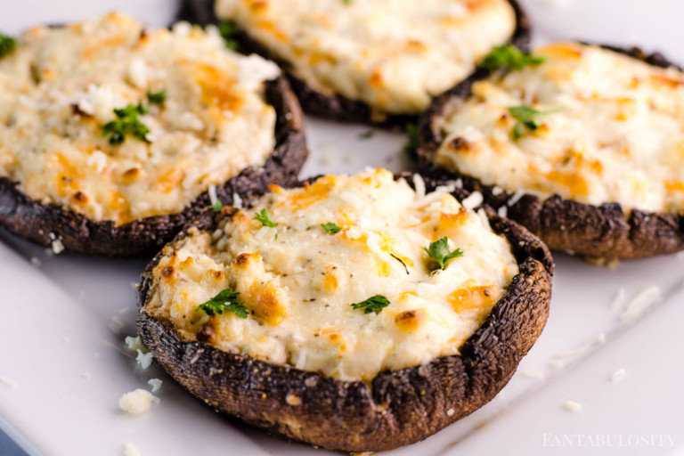 The BEST Baked Portobello Mushrooms - So Easy! - Fantabulosity