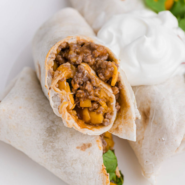 The BEST Beef and Cheese Burritos So Easy! Fantabulosity