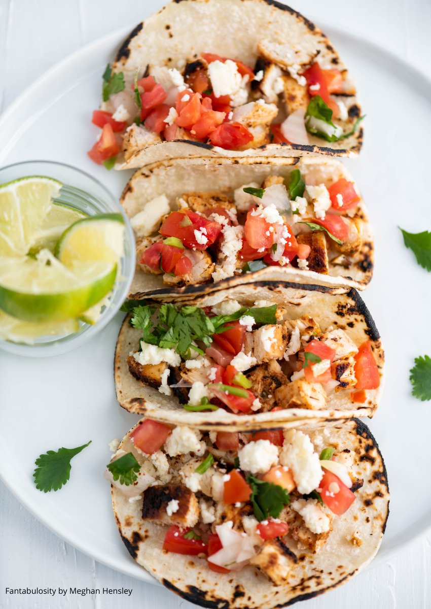 YUM!! Easy Chicken Street Tacos Recipe - Fantabulosity