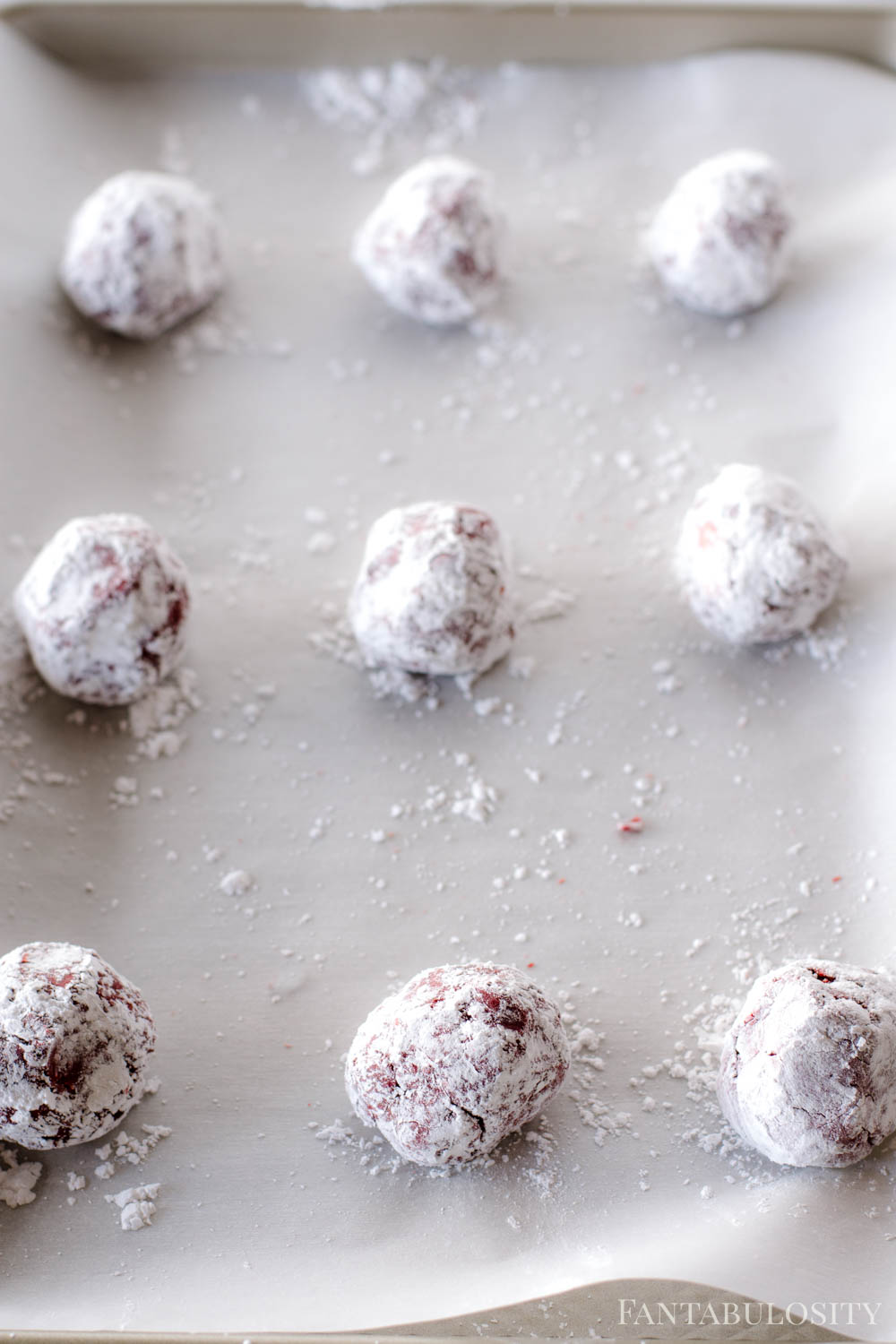 Place cookies on cookie sheet 2 in apart