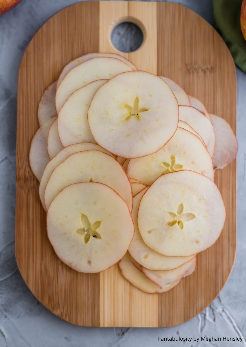 Air Fryer Apple Chips are an easy, healthy snack the whole family will love. Perfeclty crisp without all the calories.