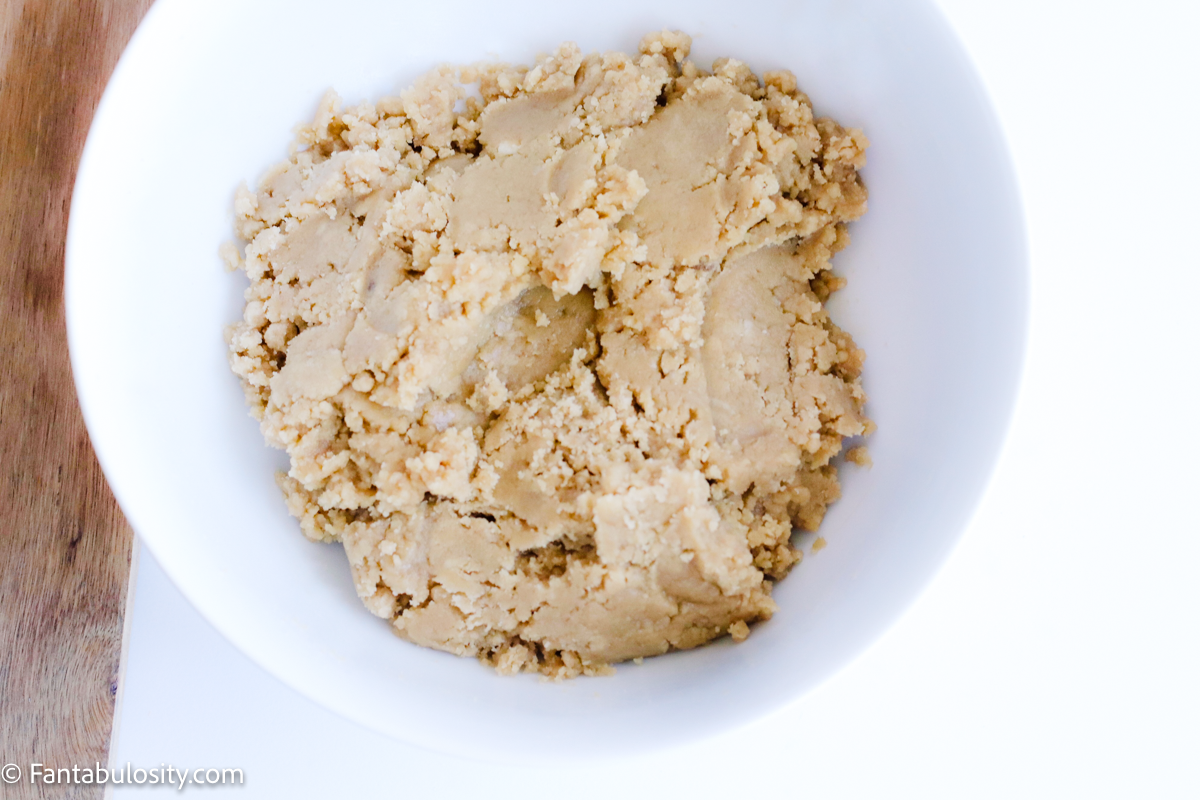 add milk in to edible cookie dough