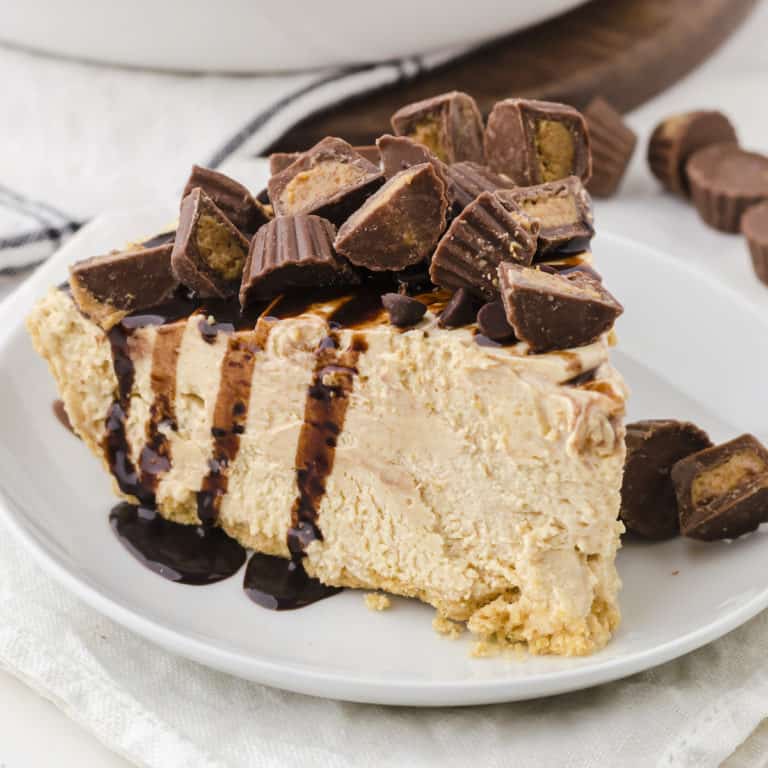 The BEST No Bake Peanut Butter Pie - Fantabulosity