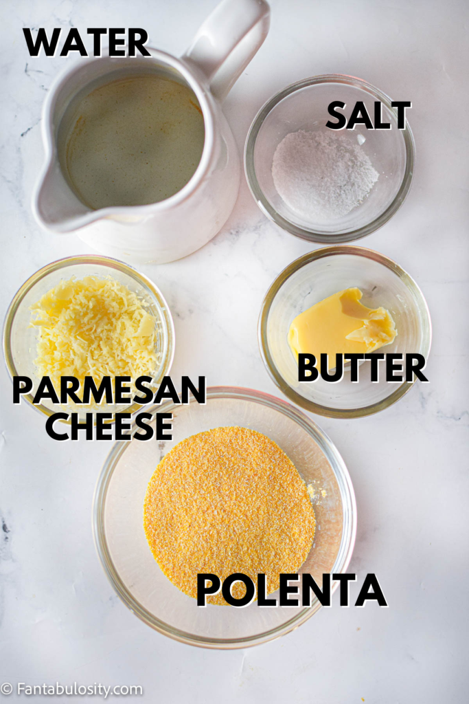 Instant pot polenta ingredients