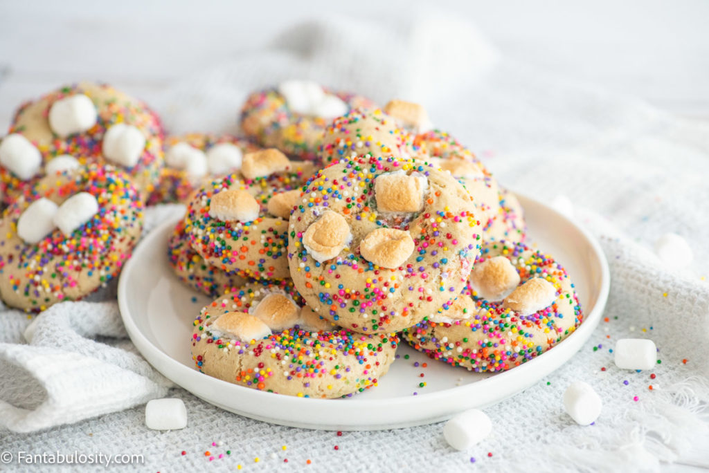 Marshmallow cookies without chocolate
