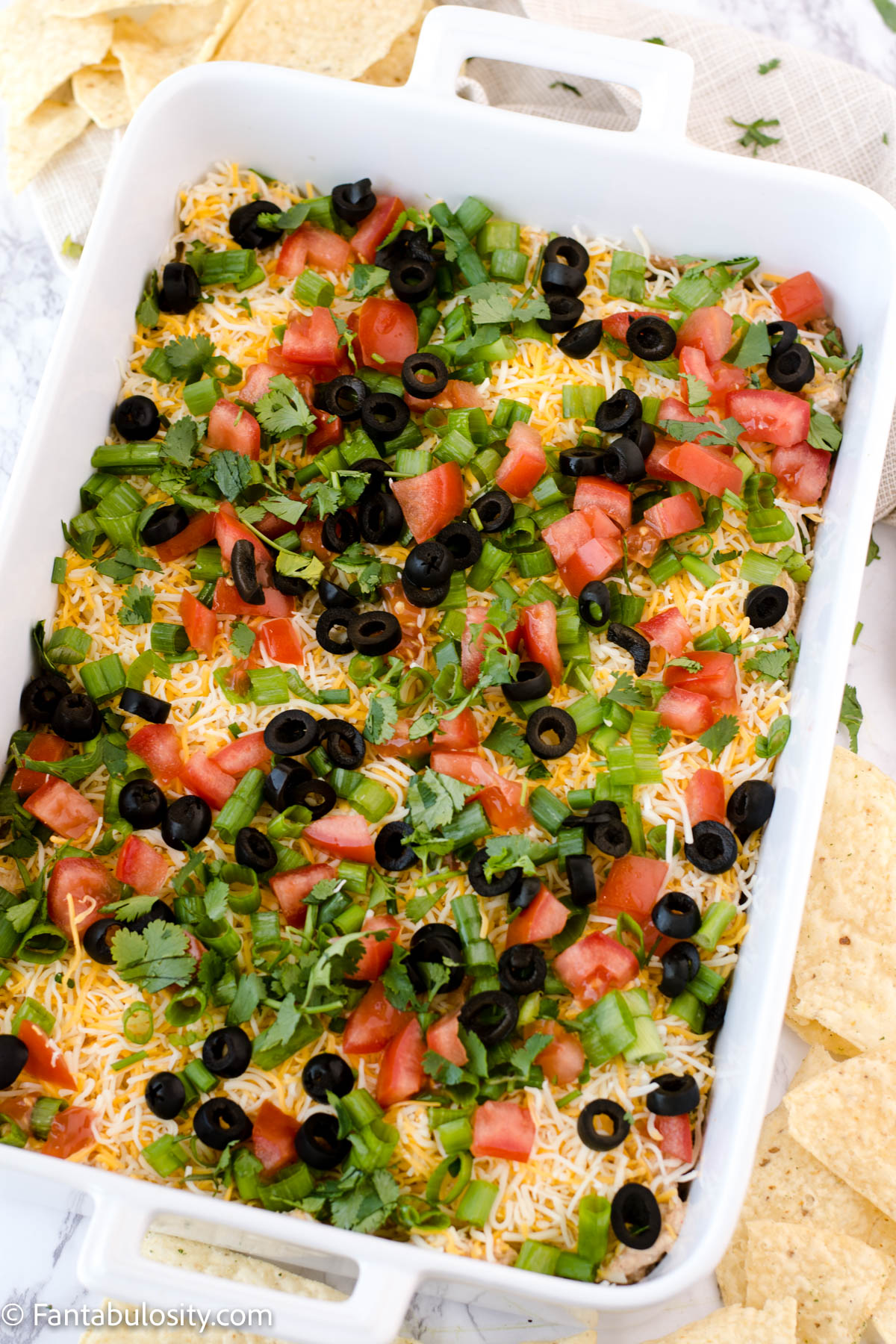 Easy Taco Layer Dip Recipe Fantabulosity