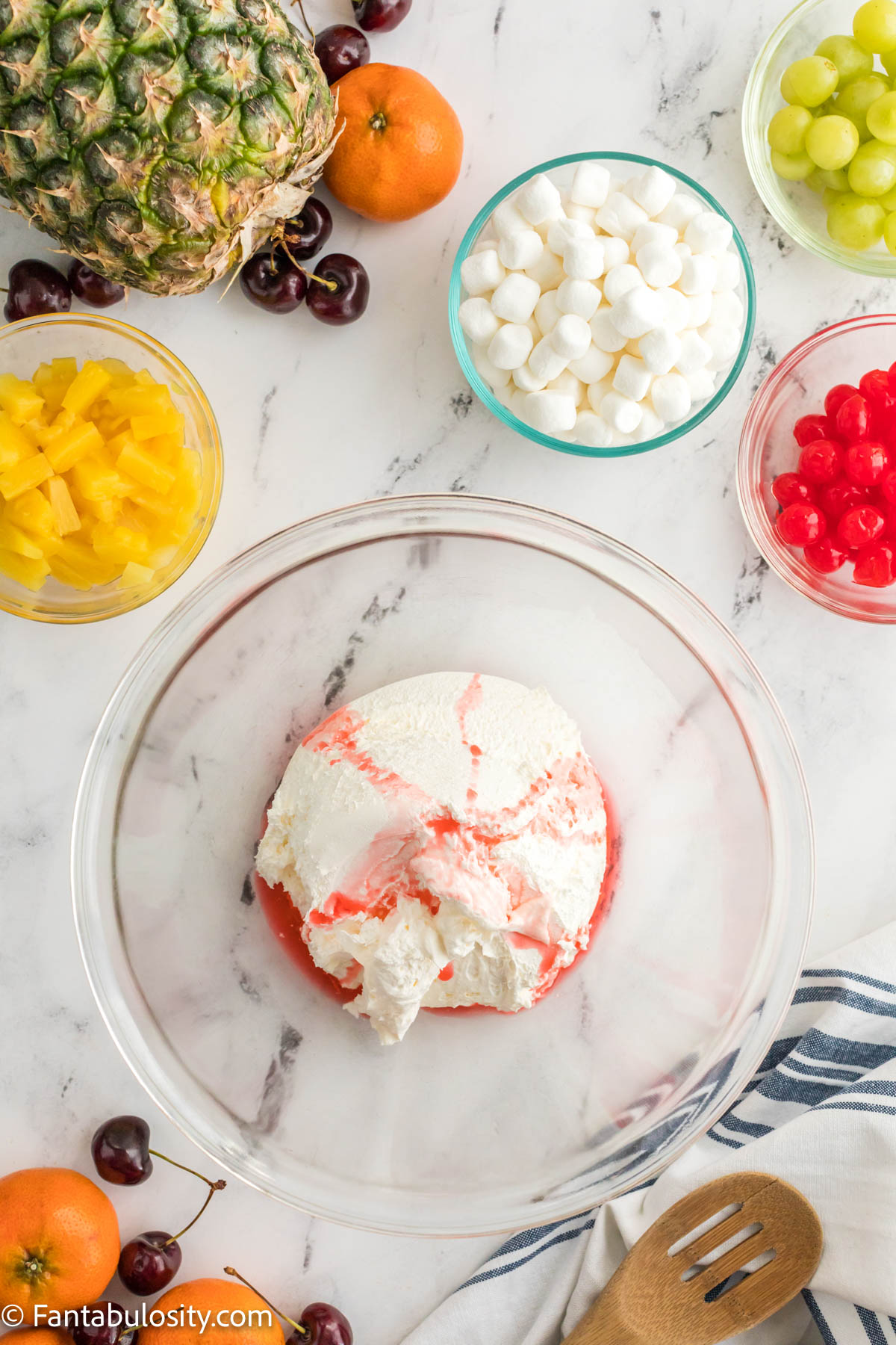 How to make fruit salad with cool whip