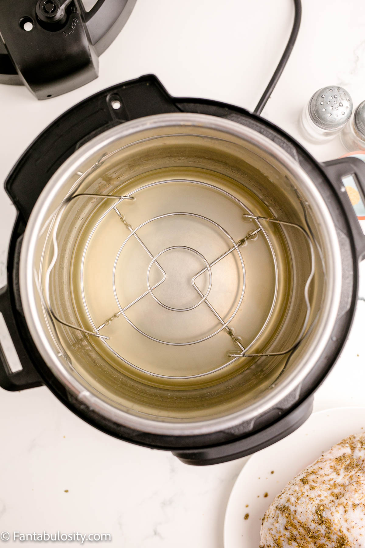 Place trivet in to pressure cooker