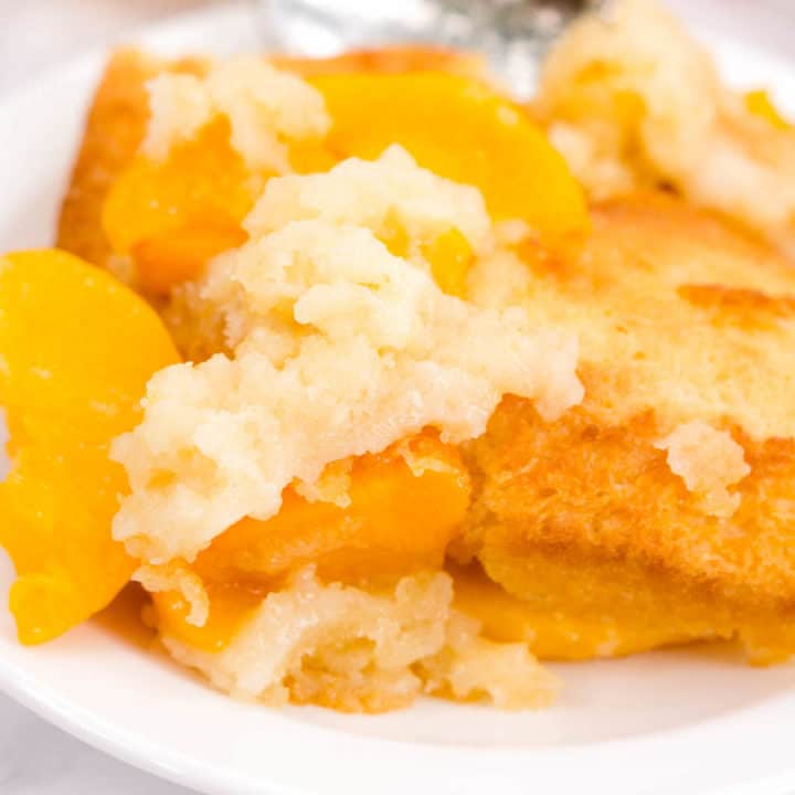 Peach Cobbler with Canned Peaches - Fantabulosity