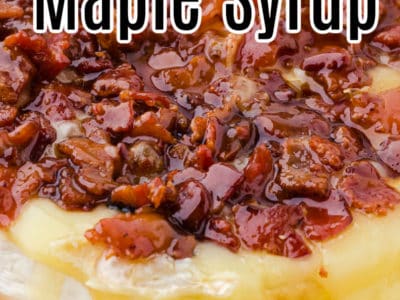 Brie with Maple Syrup
