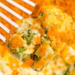 Southern broccoli casserole with cheese