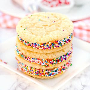 Sugar cookie sandwiches recipe