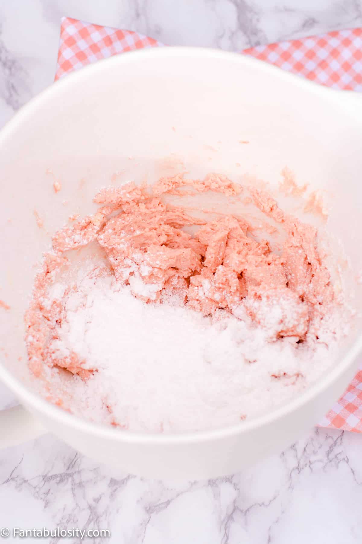 Add powdered sugar 