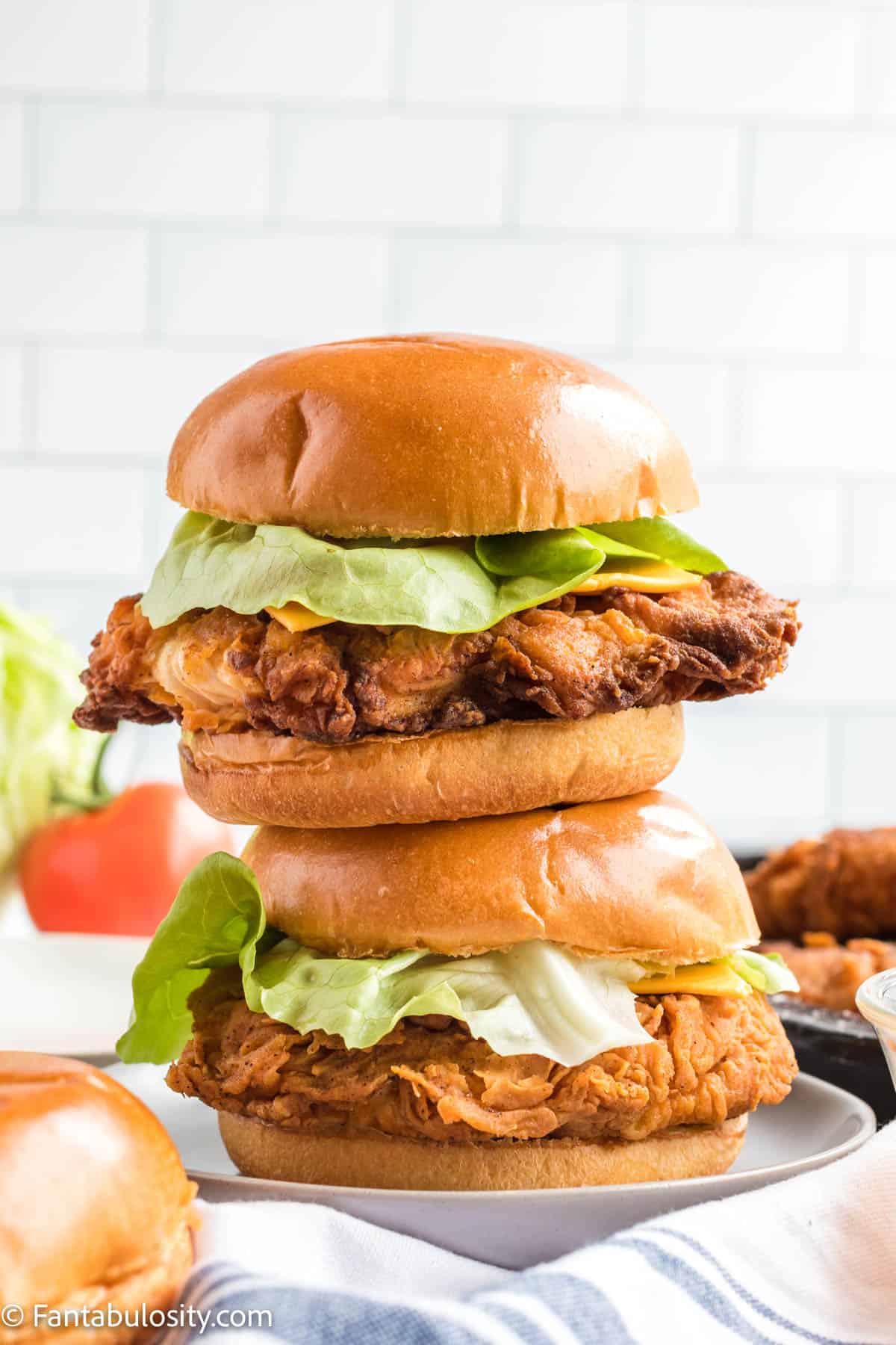 Crispy Chicken Burger (KFC Zinger Burger) - Fantabulosity