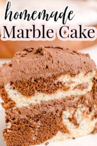 homemade marble cake