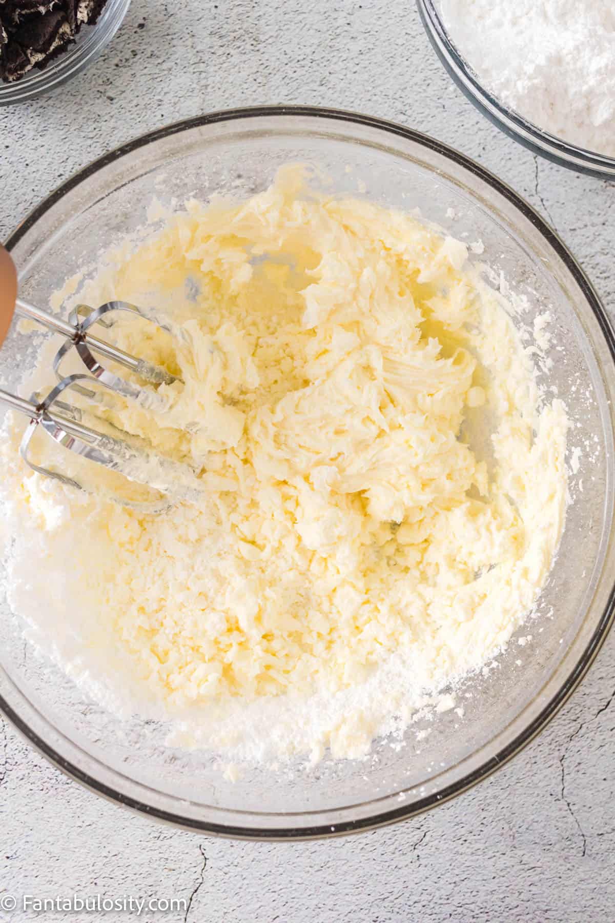 Cream the butter until all soft.