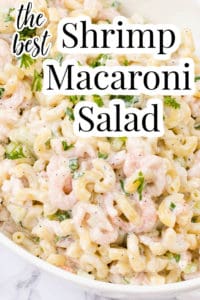 Shrimp macaroni salad recipe