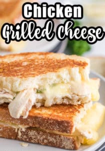 Chicken Grilled Cheese Sandwich