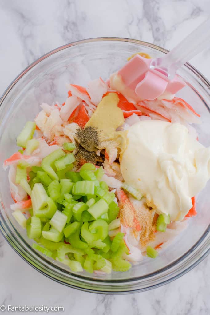 The BEST Crab Salad Recipe - Fantabulosity