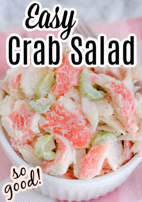 The BEST Crab Salad Recipe Fantabulosity