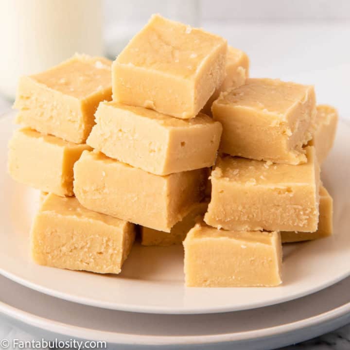 Peanut butter fudge with condensed milk fantabulosity