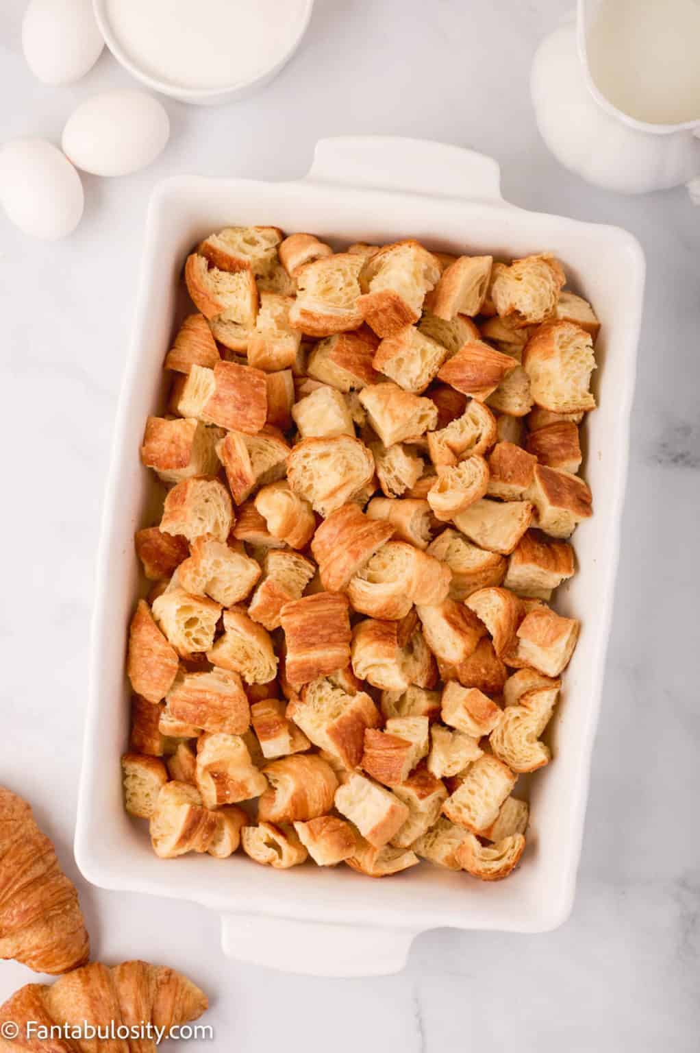 Croissant Bread Pudding - Fantabulosity