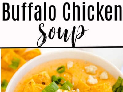 buffalo chicken soup collage
