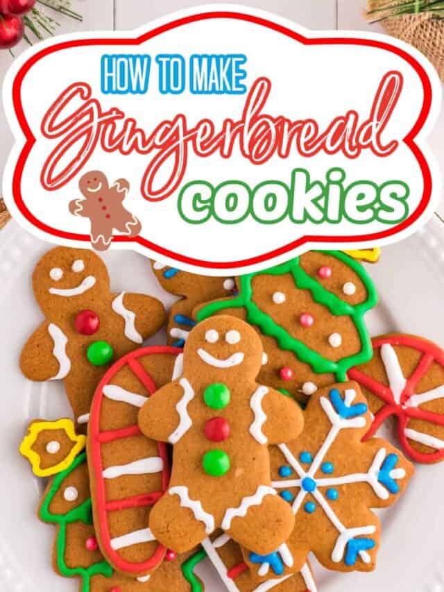 Easy Christmas Gingerbread Cookies Recipe - Fantabulosity