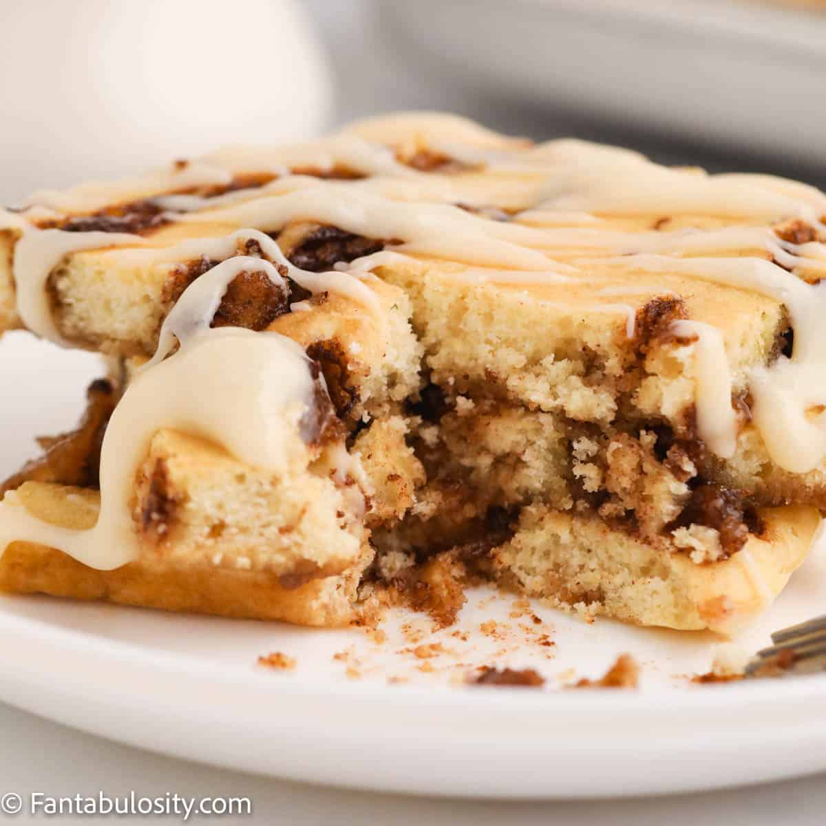 Sheet Pan Cinnamon Roll Cake