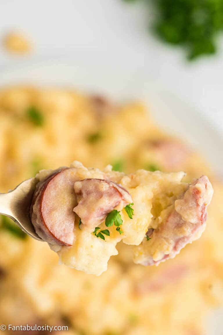 Sausage Casserole in the Slow Cooker Fantabulosity