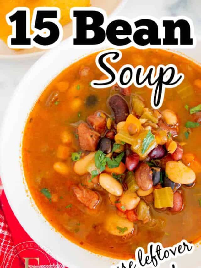 15 Bean Soup Recipe - Fantabulosity