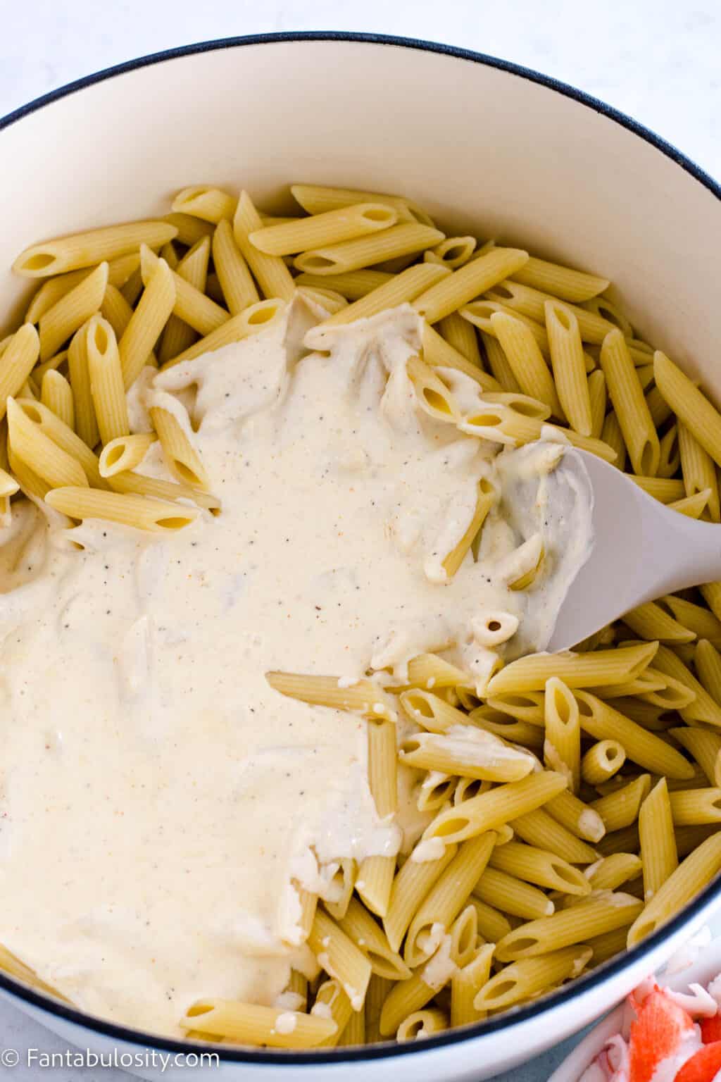 Crab Pasta Bake - Fantabulosity