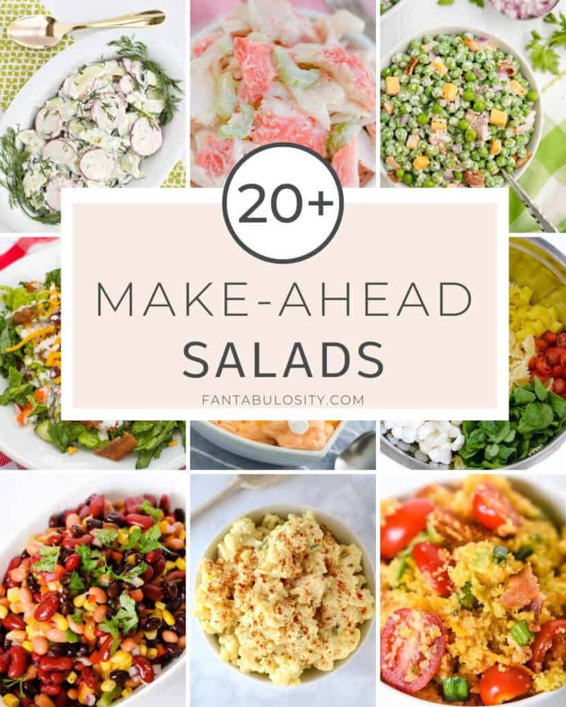 20+ of the BEST Make Ahead Salads for a Crowd Fantabulosity