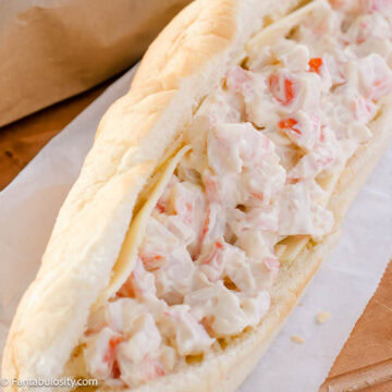 Subway Seafood Sensation Copycat sandwich.