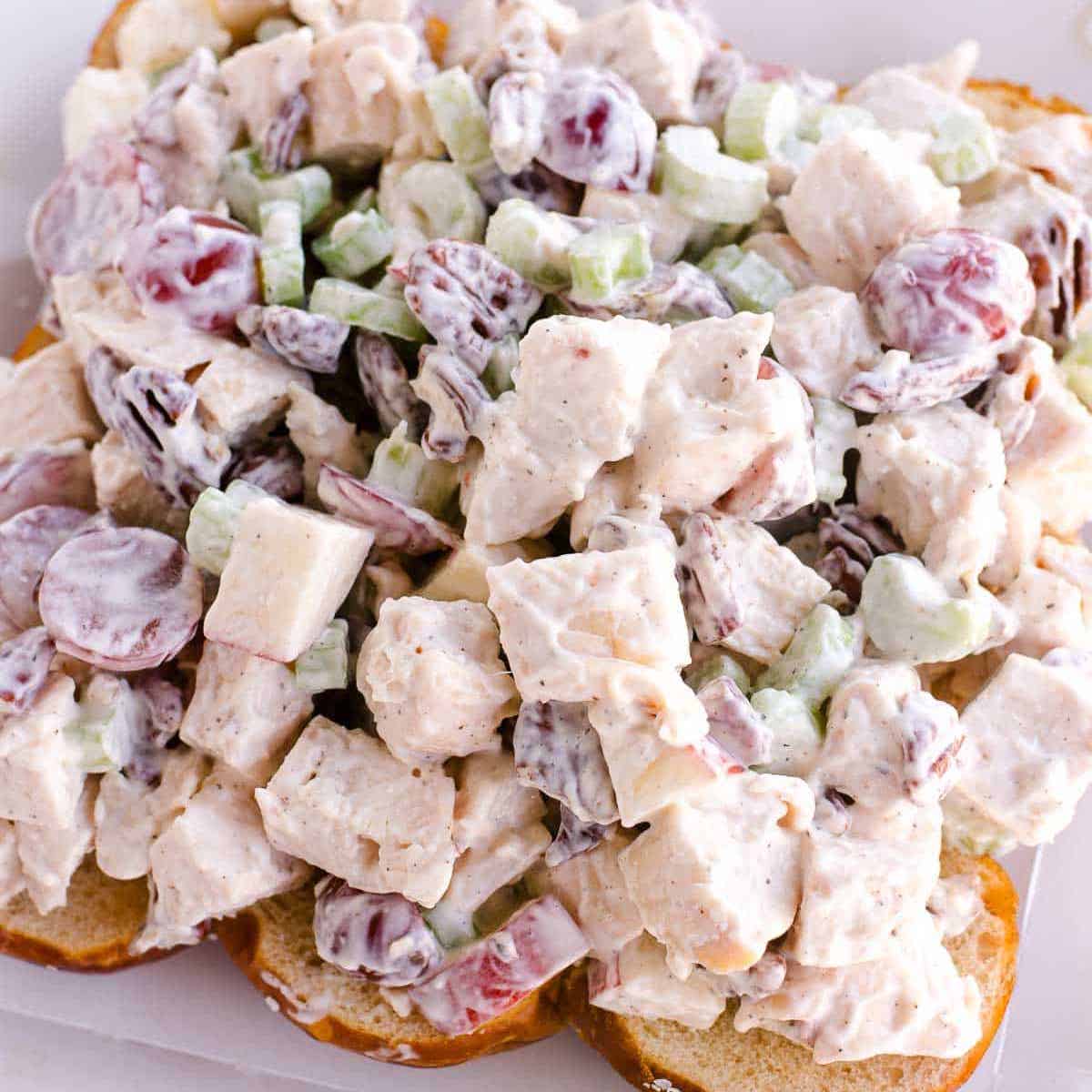 Chicken Salad with Grapes and Apples-image