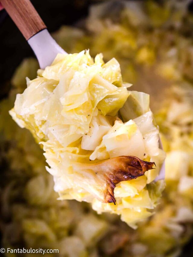 Easy Slow Cooker Cabbage Recipe Fantabulosity