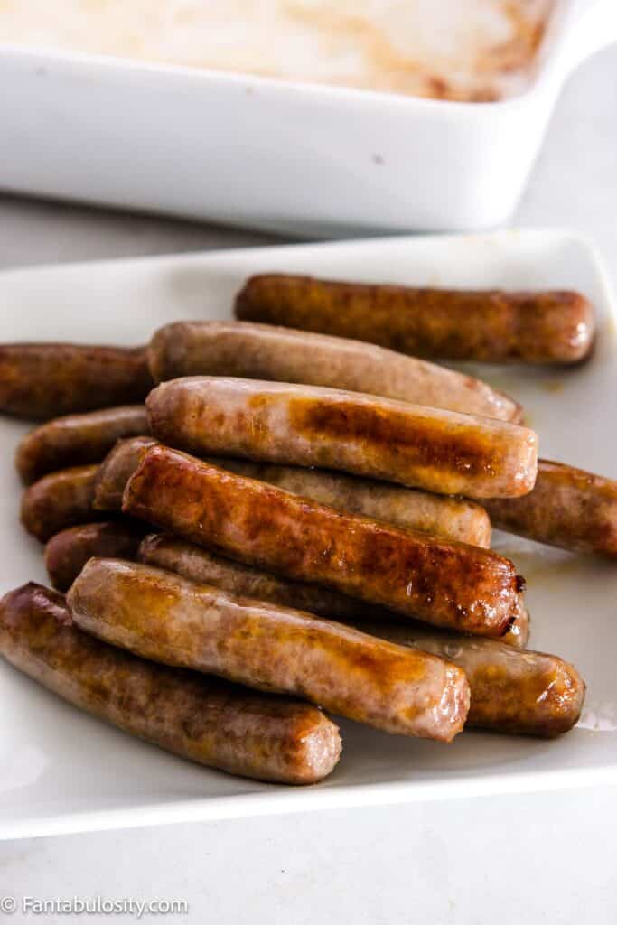 How to Cook Breakfast Sausage in the Oven - Fantabulosity