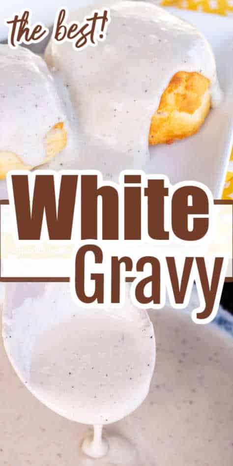 White Gravy Recipe Fantabulosity   The Best White Gravy Recipe 