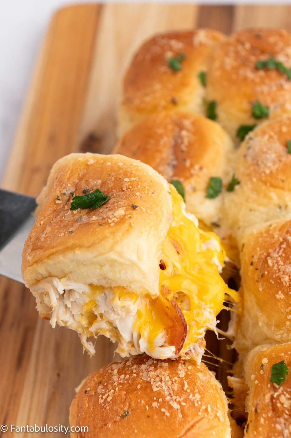 Chicken Bacon Ranch Sliders - Fantabulosity
