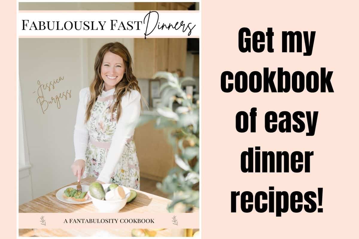 Cover of Fabulously Fast Dinners Cookbook.