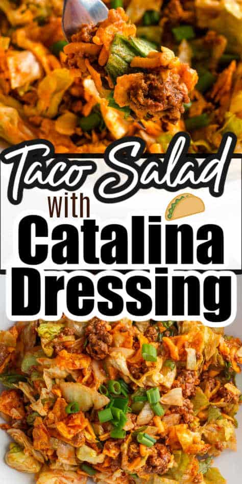 Dorito Taco Salad With Catalina Dressing - Fantabulosity